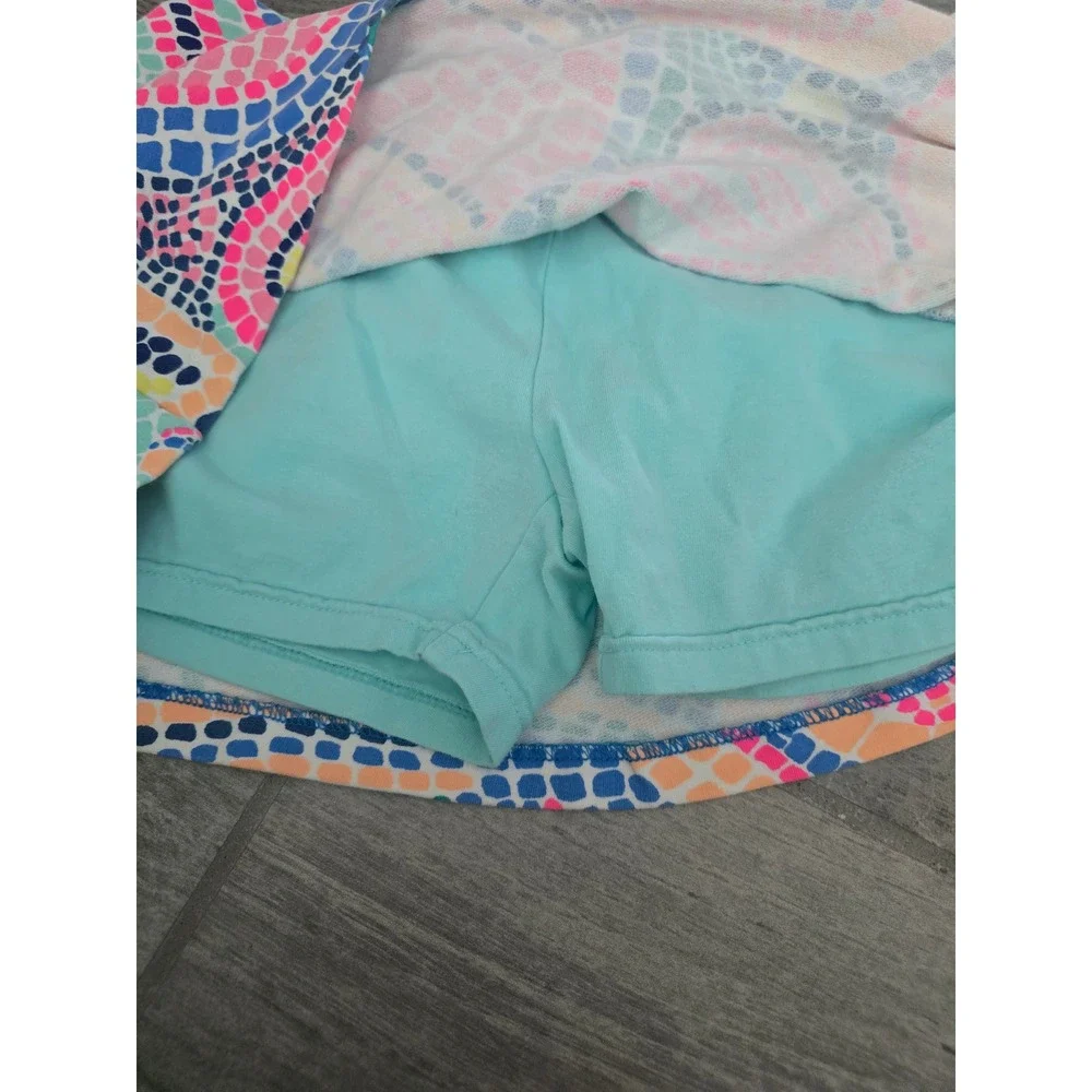 Lilly Pulitzer Skort Womens Small Mosaic Seashell Pink Blue Golf Tennis - Picture 5 of 6